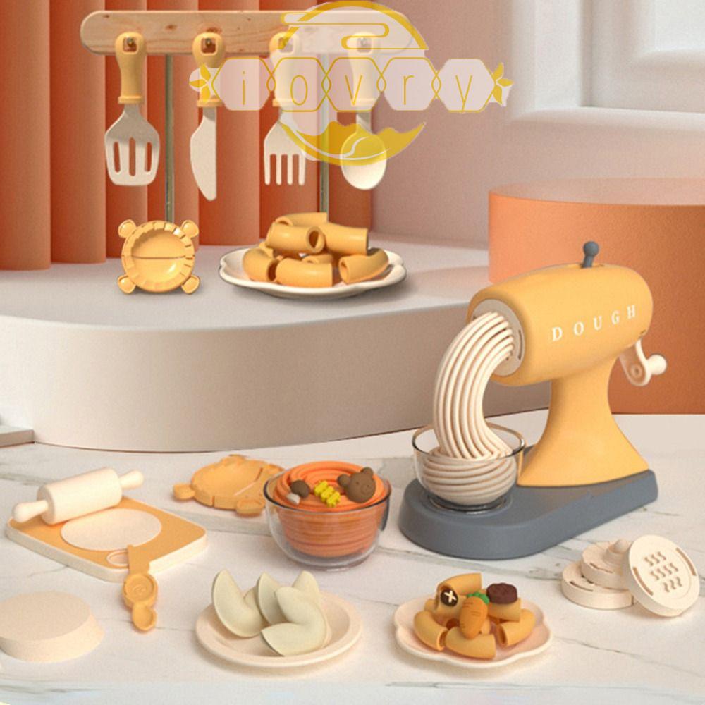 Bộ Đồ Chơi Đất Sét Màu Ngà Không Độc Hại Cho Bé