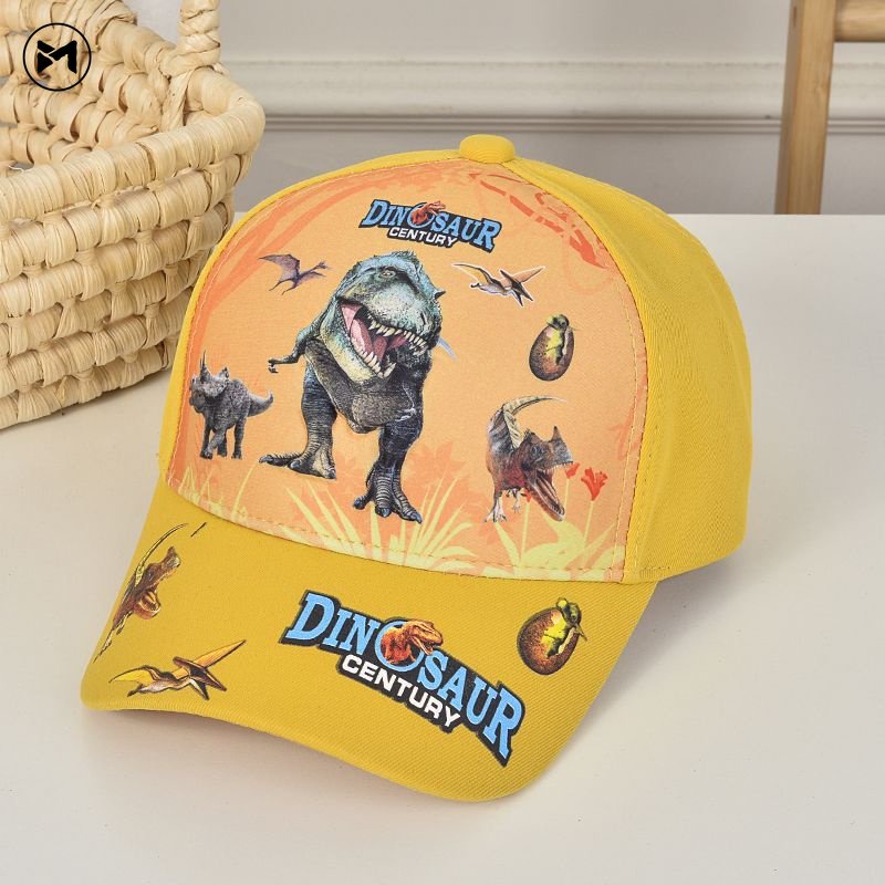 Mũ Lưỡi Trai Hình Khủng Long Phong Cách Hàn Quốc Mới Năm 2023 Cho Bé Trai Và Bé Gái (4-10 Tuổi)