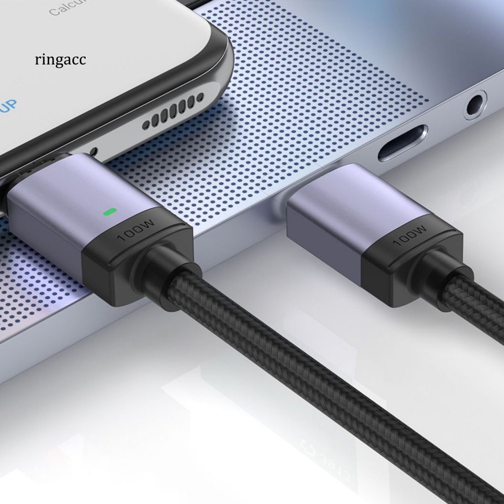 Cáp Sạc Nhanh RGA 100 / 200cm 20V 5A 480Mbps 100W Type-C Chất Lượng Cao