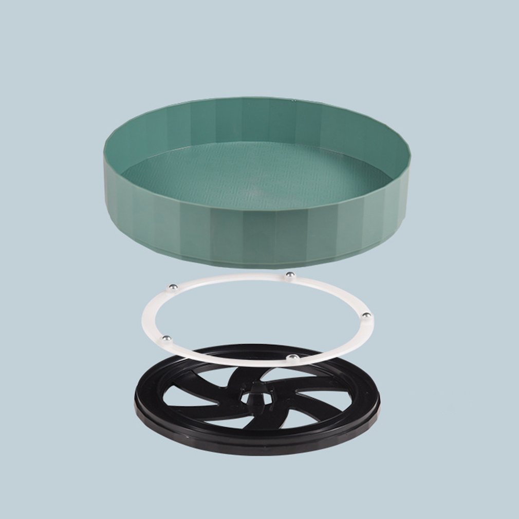 =Christmas=Turntable Spice Rack Rotating Organiser Kitchen Holder For Spice Bottles Oil