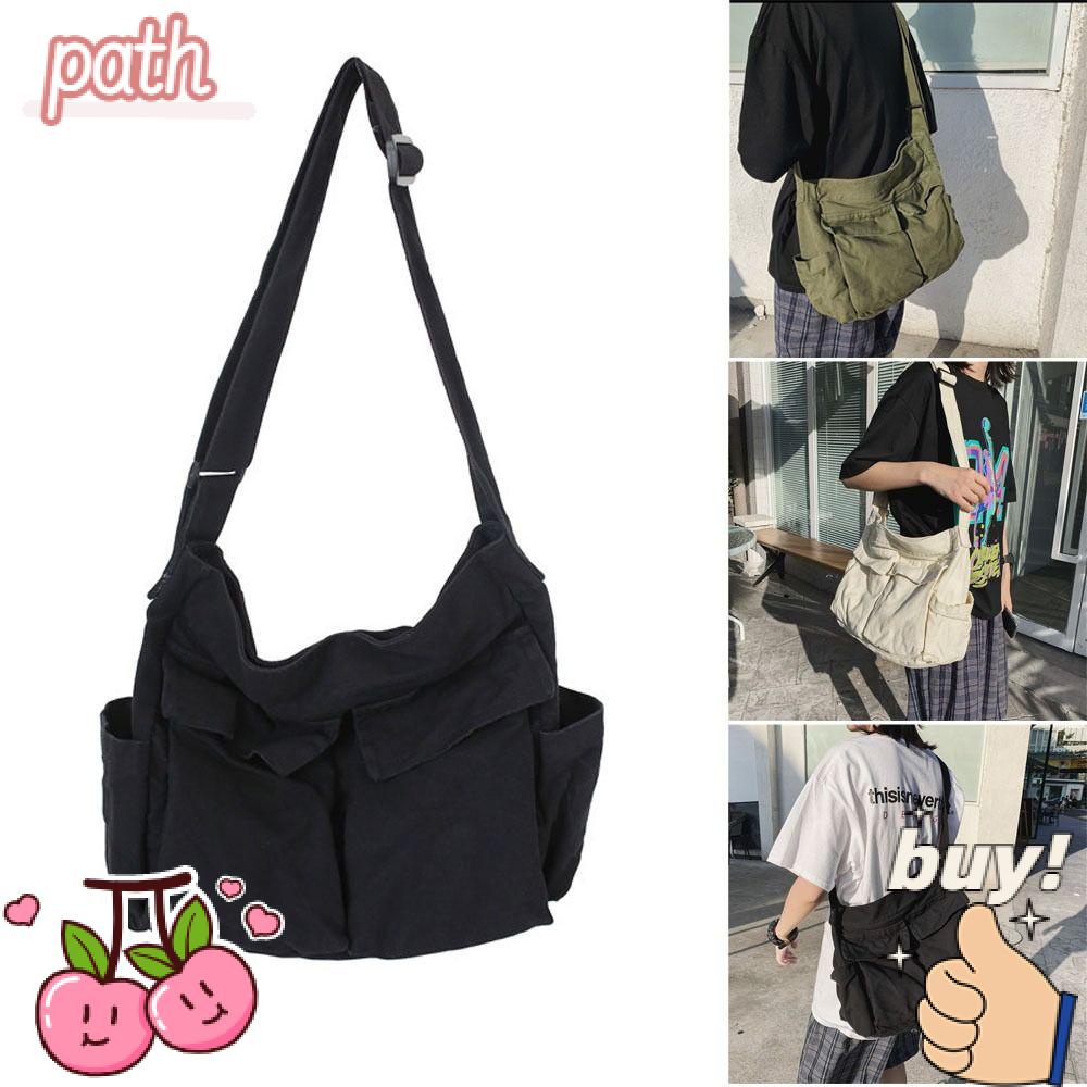 Túi Đeo Vai Chất Liệu Vải Bố Thời Trang Cho Nữ