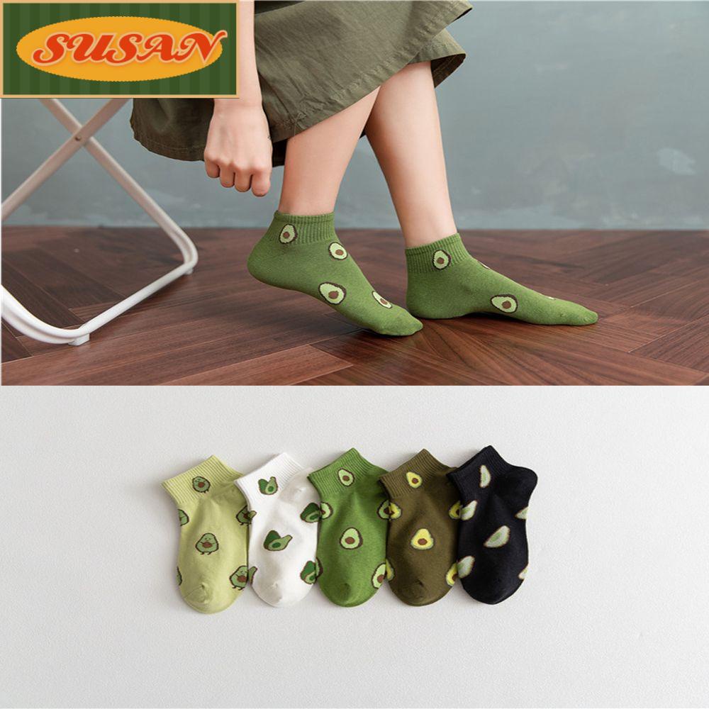 1 Đôi Tất Chân Cotton Co Dãn Thời Trang Cho Nữ