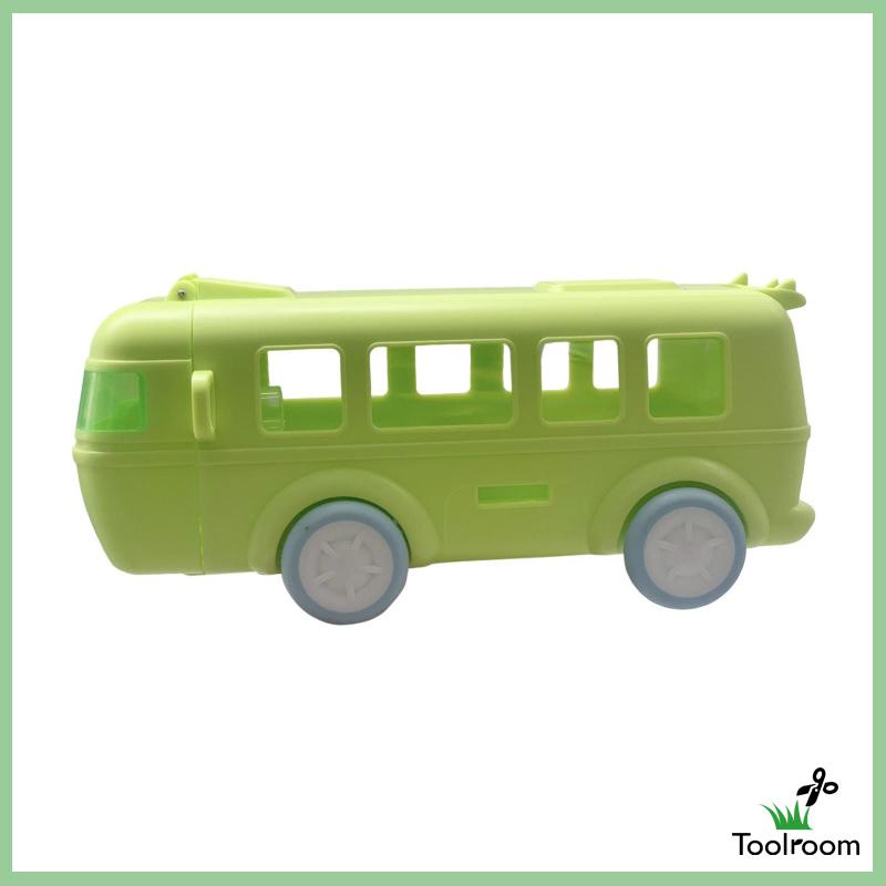 Bình Nước Hình Xe Buýt Kèm Ống Hút Và Dây Đeo Dung Tích 500ml Cho Bé