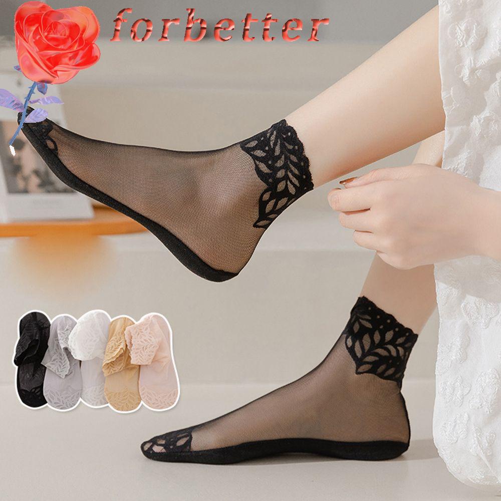 Vớ Thuyền Nylon Co Giãn Trong Suốt Chống Trượt Thiết Kế Thời Trang Cho Nữ