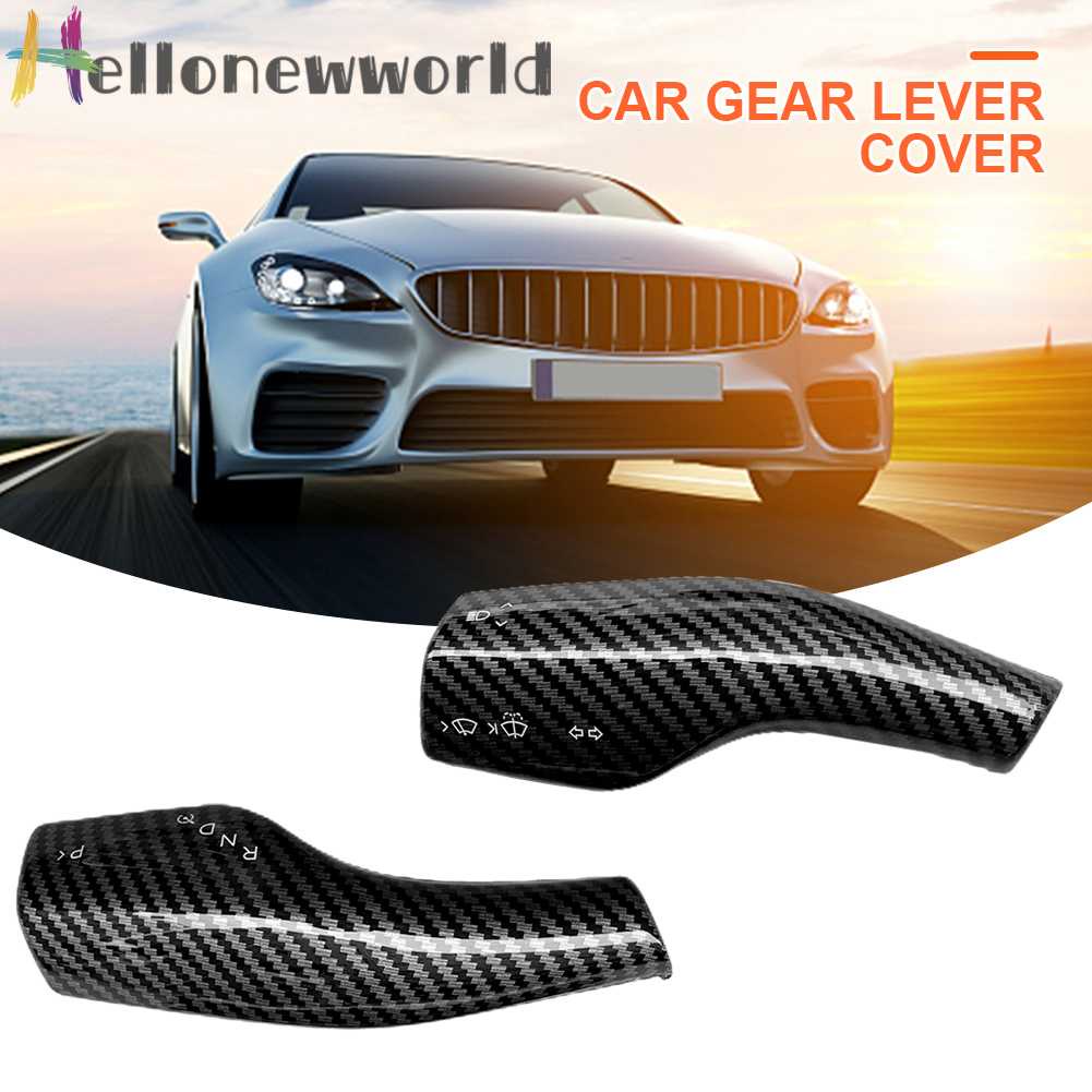 1 Cặp Núm Bọc Cần Gạt Số Màu Nhám Cho Tesla Model Y 3