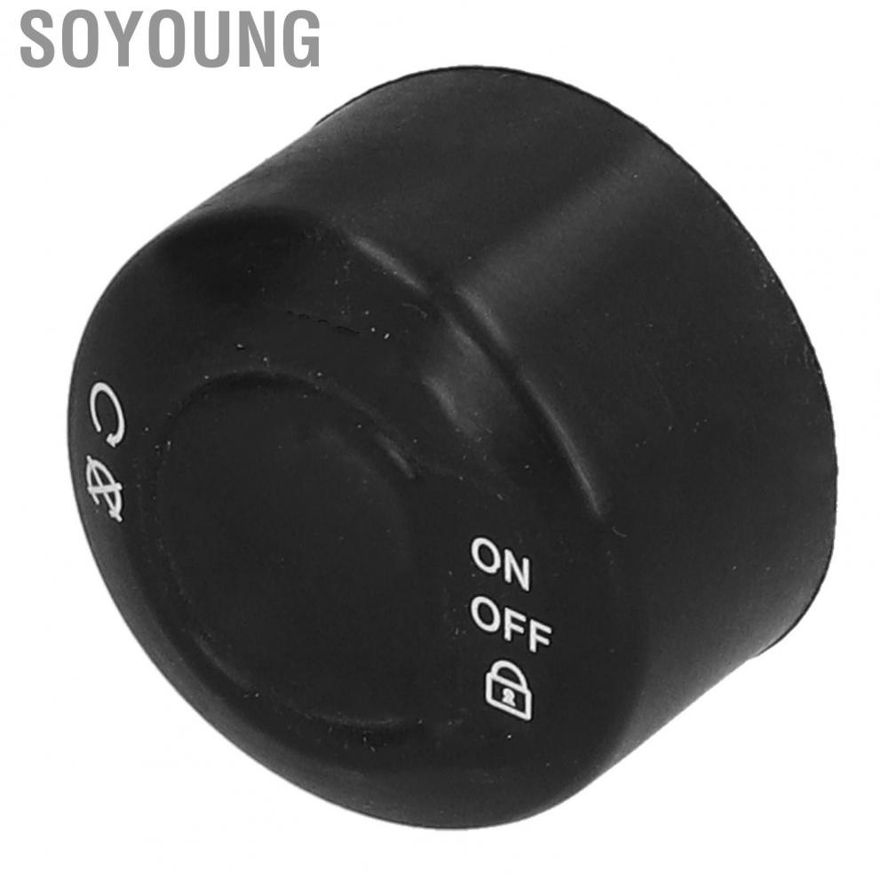Soyoung Ignition Switch Protective Cap  Wearproof Engine Start Button Cover Scratchproof for Motorcycle