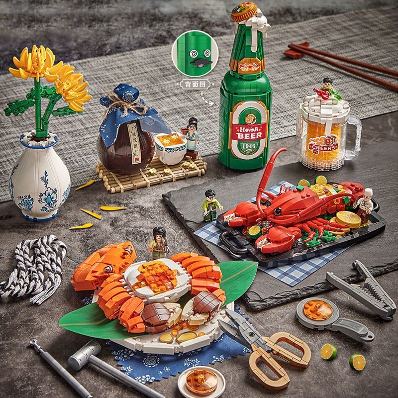 Mô Hình Đồ Chơi Lắp Ráp Hình Tôm Hùm Lớn Mùa Hè Sáng Tạo Trang Trí Tiệc Nướng Bbq Cho Bé Trai Bé Gái