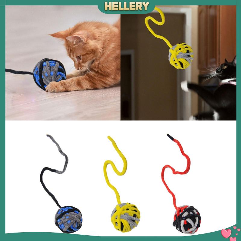 Quả Bóng Pompom Mềm Phát Ra Tiếng Kêu Vui Nhộn Dành Cho Mèo Cưng