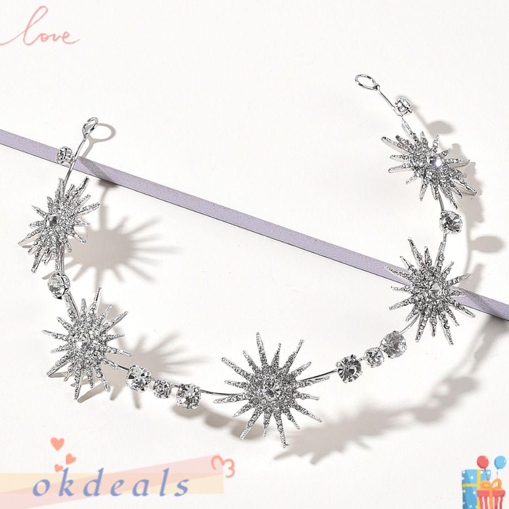 Vương Miện Đội Đầu Hình Ngôi Sao Cho Nữ|Băng Đô Cài Tóc Cho Nữ