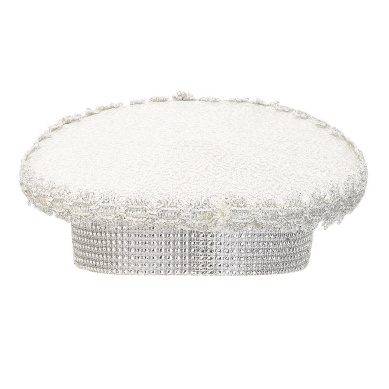 Mũ Đội Trưởng Đính Sequin Lấp Lánh Thời Trang