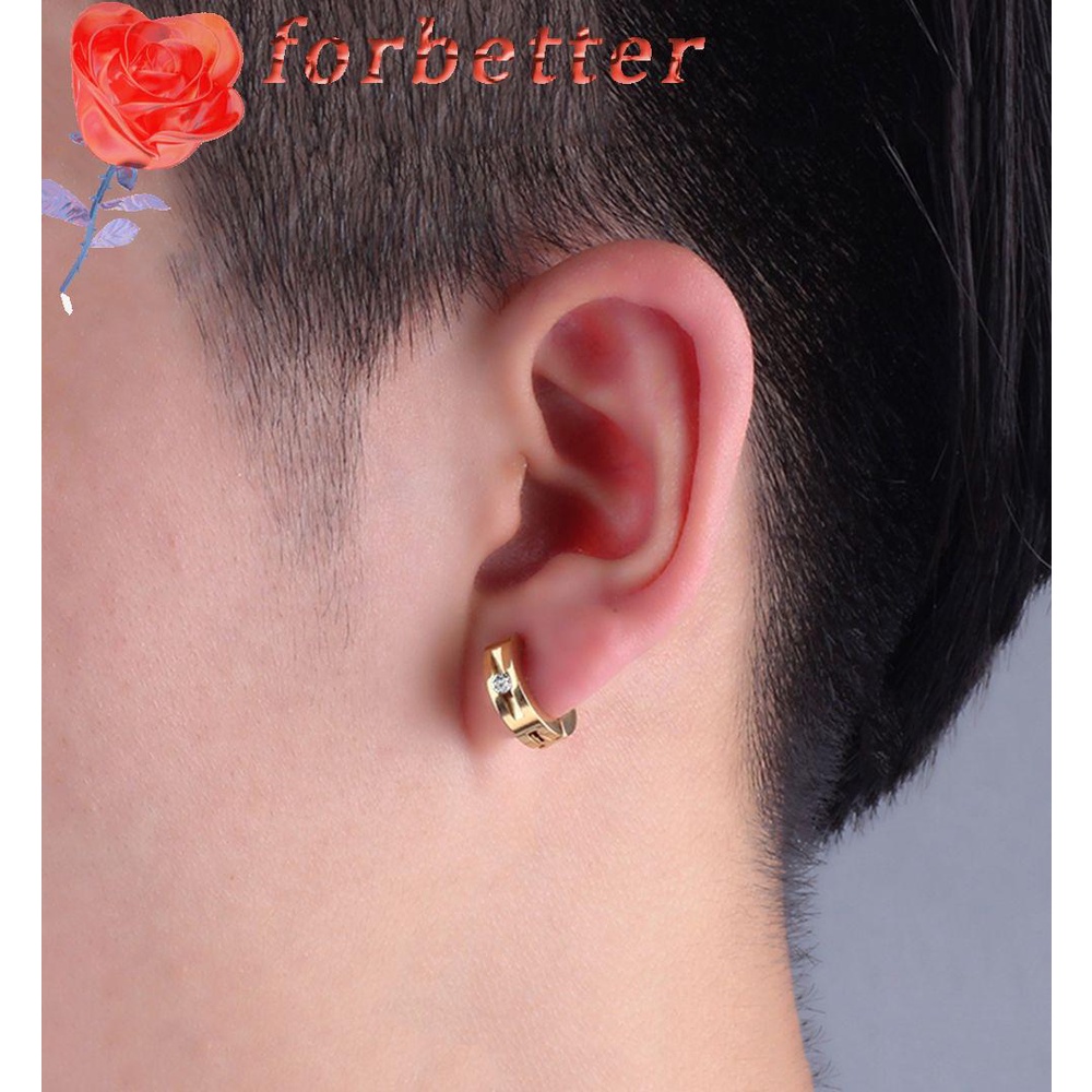 Bông Tai Thiết Kế Đơn Giản Phong Cách Hip Hop Hàn Quốc Thời Trang Cho Nam Và Nữ