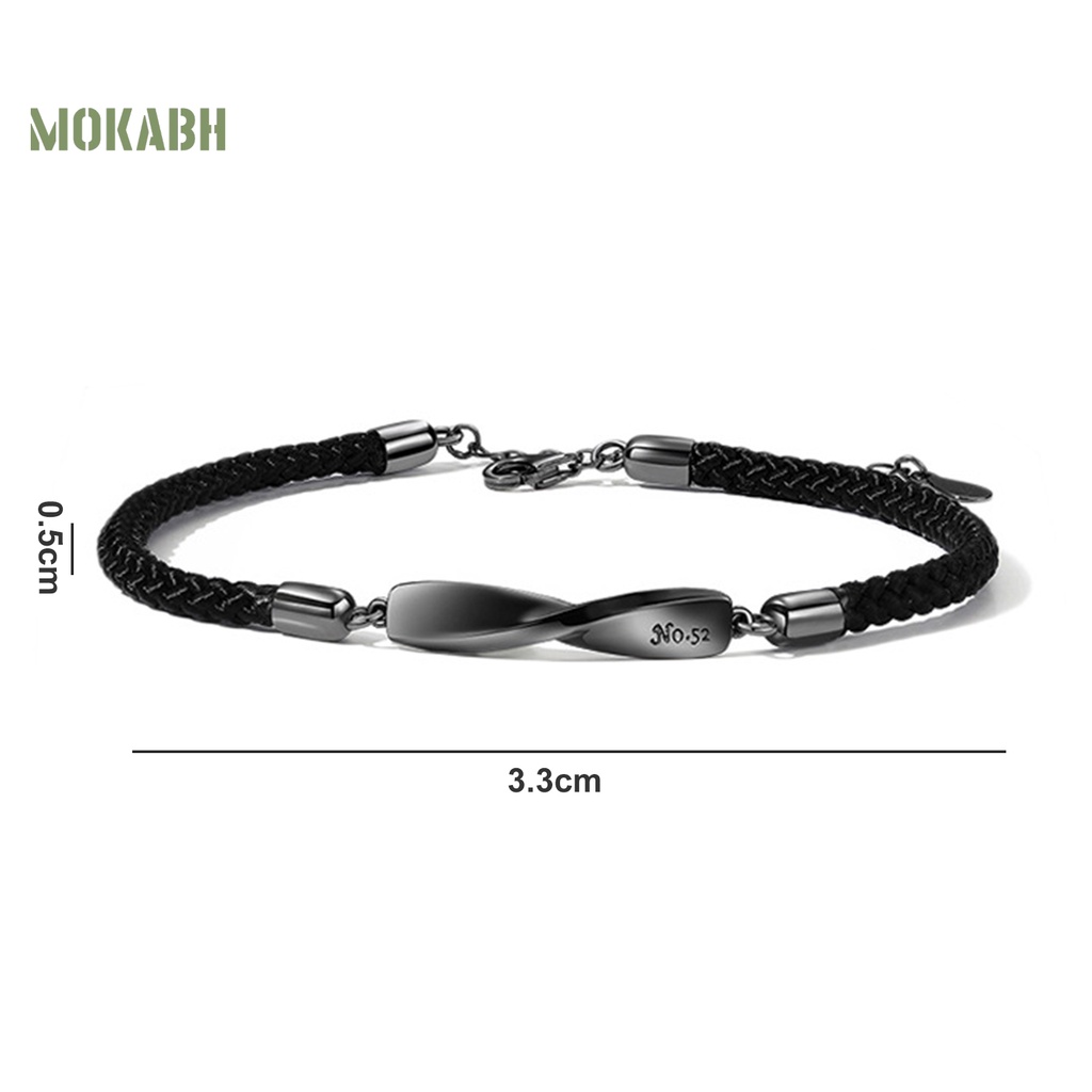 [Mới] Bộ Trang Sức Nhẫn / Vòng Tay Dây Thừng Hình Trái Tim Màu Bạc Sang Trọng Lãng Mạn Kết Cấu Xoắn Ốc Dành Cho Cặ