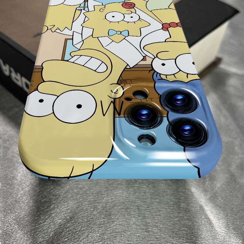 Ốp Điện Thoại Cứng Họa Tiết Simpson 11 / / YQH5 Cho Iphone14promax13 / 812 XR