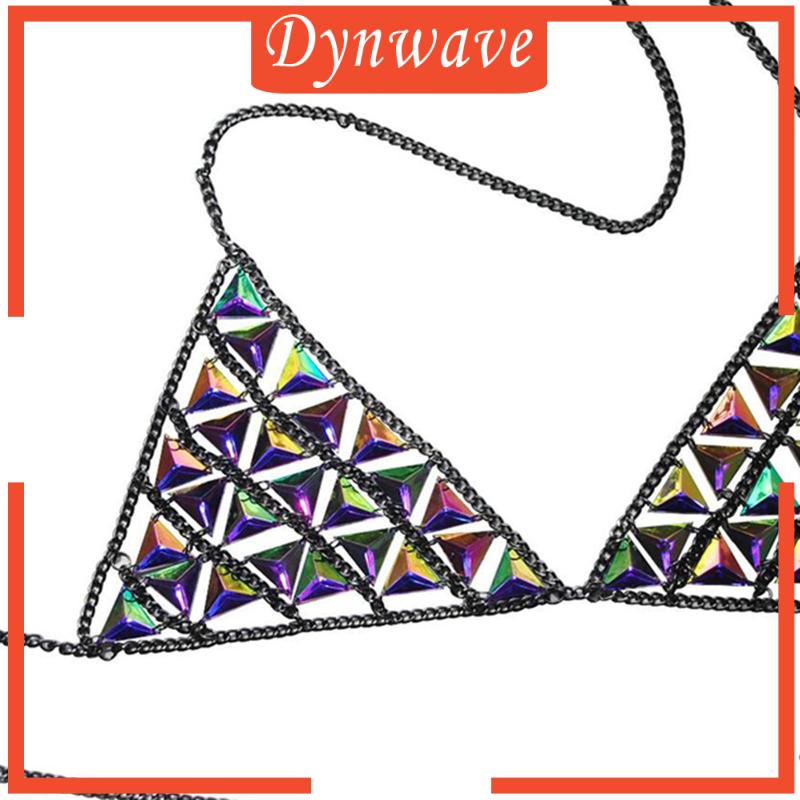 Áo Ngực Đính Kim Sa Lấp Lánh Phong Cách Bohemian Thời Trang Quyến Rũ Cho Nữ