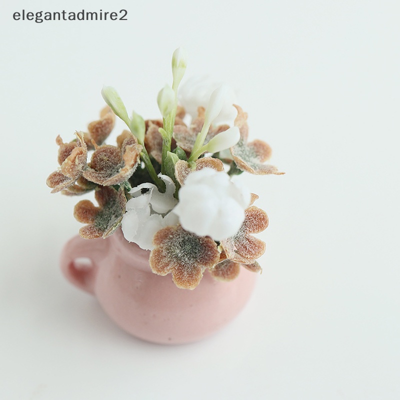 Lọ Hoa Mini Trang Trí Nhà Búp Bê Màu Sắc Ngẫu Nhiên Tỷ Lệ 1 / 12