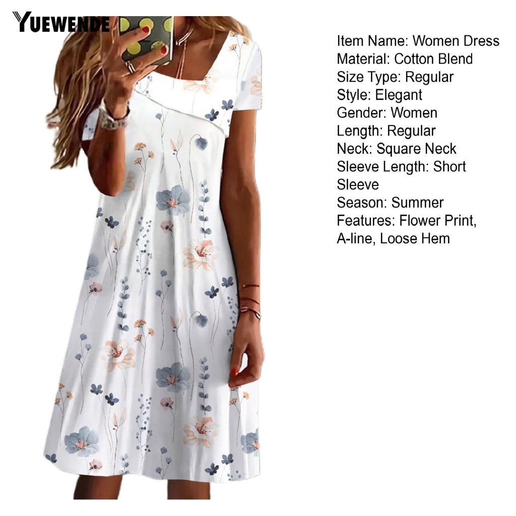 Yue.z Đầm Mini Phong Cách Bohemian Dành Cho Nữ