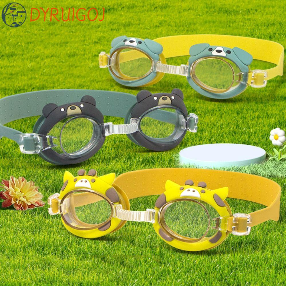 Kính Bơi Chuyên Nghiệp Chống Sương Mù Chống Tia UV Có Dây Đeo Linh Hoạt Cho Bé