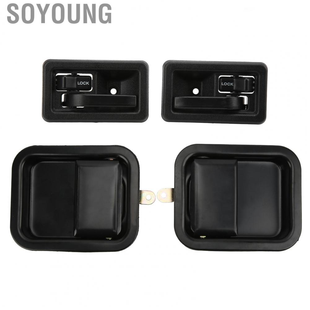 Soyoung Exterior Interior Door Handles CH1352106 Black  Fading  Aluminum Alloy for Car