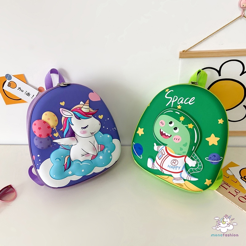 Balo Vỏ Trứng Họa Tiết Hoạt Hình Cho Trẻ Mẫu Giáo
