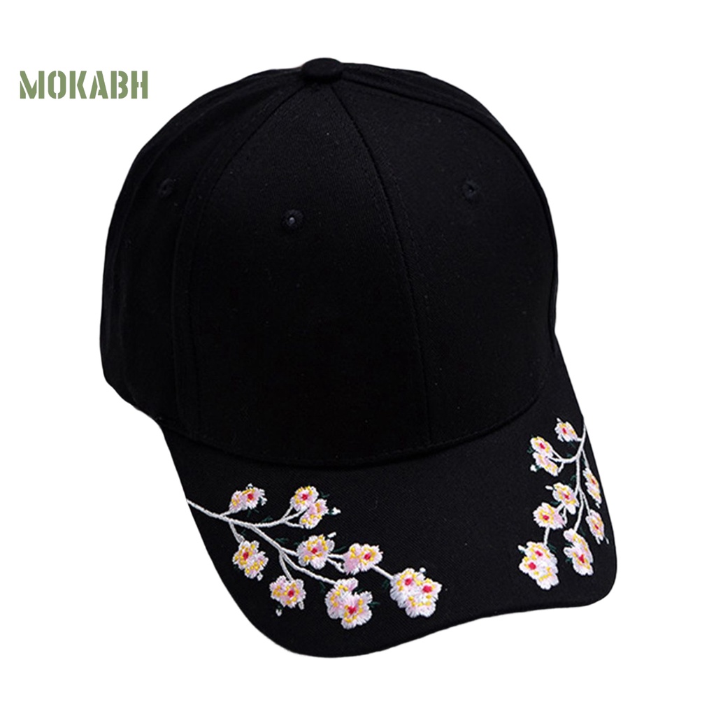 Abh Mũ Lưỡi Trai Họa Tiết Hoa Thêu Có Thể Giặt Lại Được