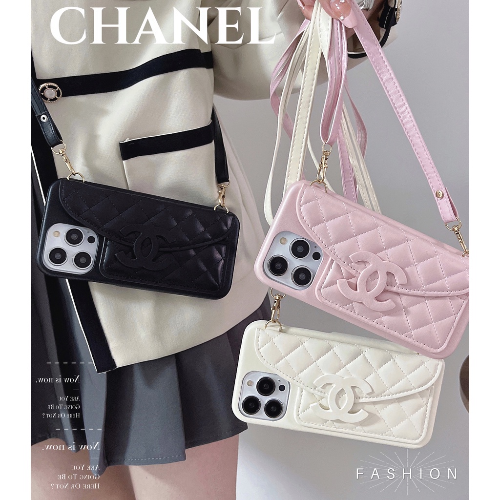 Ốp Điện Thoại Da Cừu Có Ngăn Đựng Thẻ Và Dây Đeo Cho iPhone 14 Pro Max 12 Pro Max 13 Pro Max 11 PROMAX