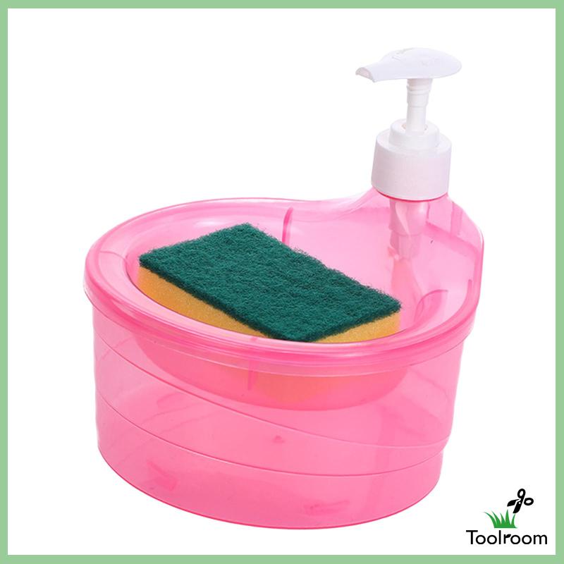 Bình Đựng Xà Phòng Kèm Giá Đỡ Tiện Dụng Cho Nhà Bếp