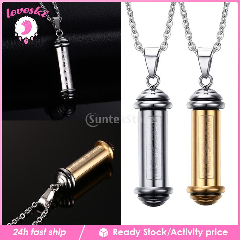 [Lovoski] Vòng cổ Không Gỉ Mặt Bình Nước Hoa Urn Vial