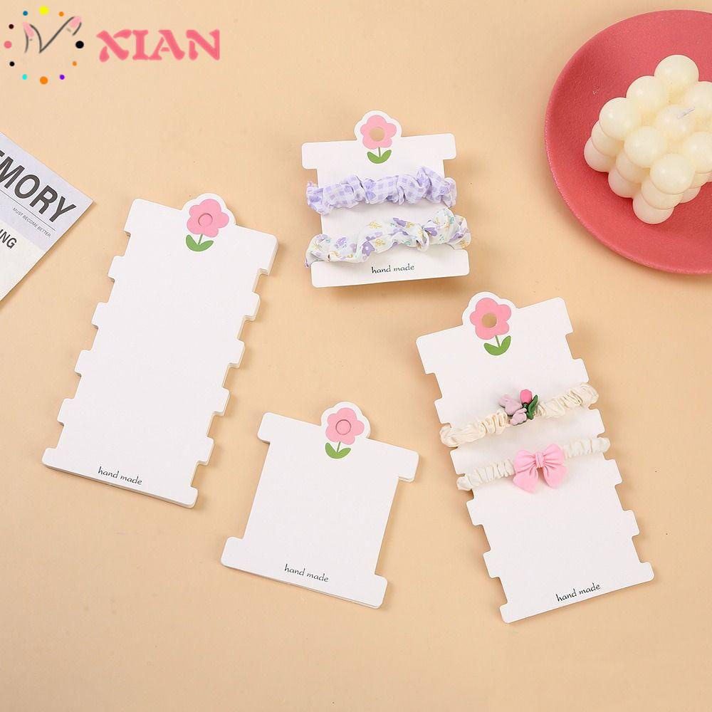 Set 100 Tấm Giấy Kraft Trưng Bày Tóc DIY Sáng Tạo