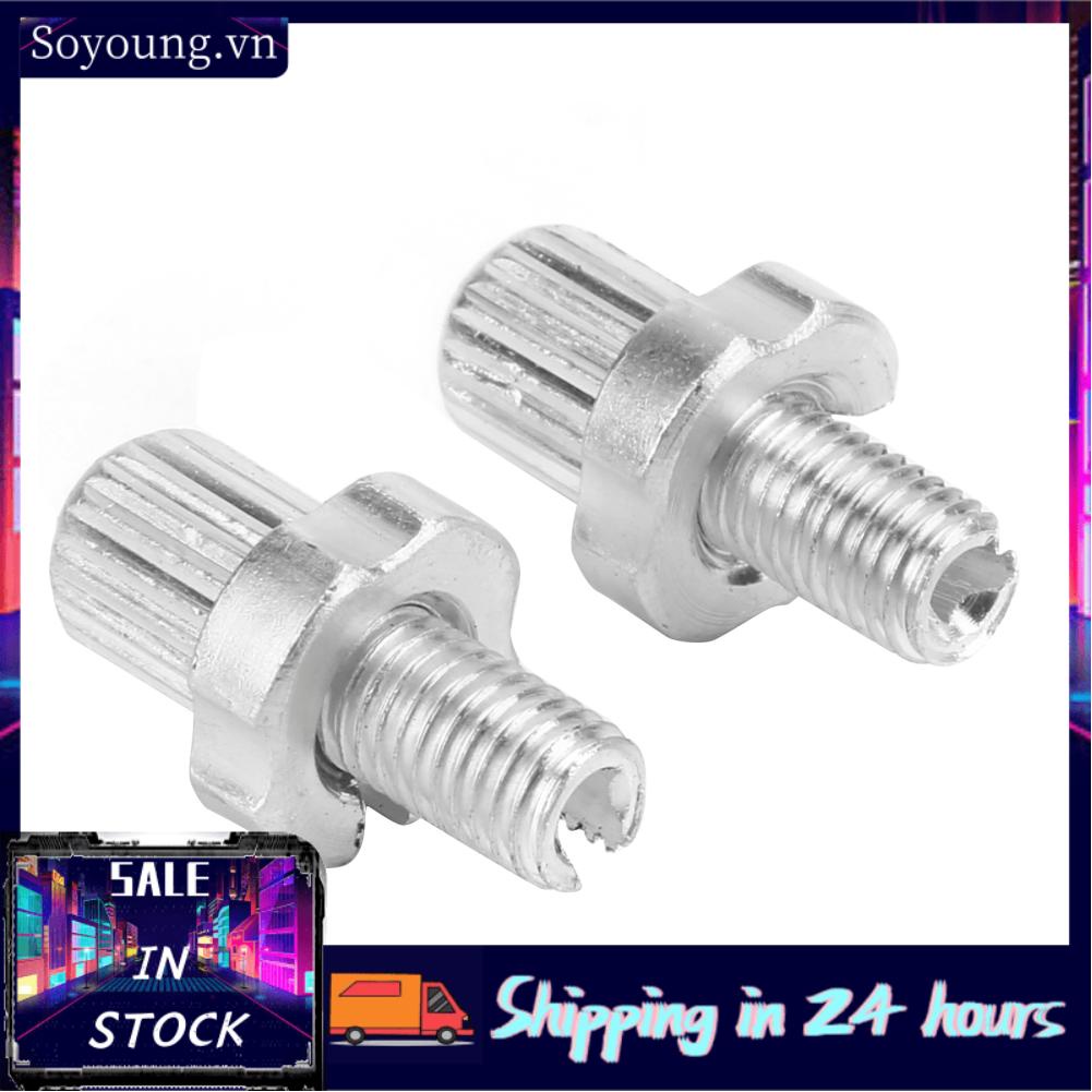 Soyoung Brake Lever Adjuster  Aluminium Alloy High Strength Adjusting Screws 2PCS for Road Bikes Mountain Bike