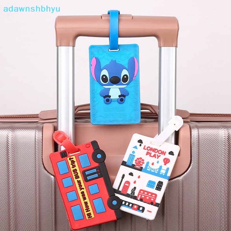 Thẻ ID Hành Lý Bằng Silicon PVC Mềm Họa Tiết Hoạt Hình Sáng Tạo