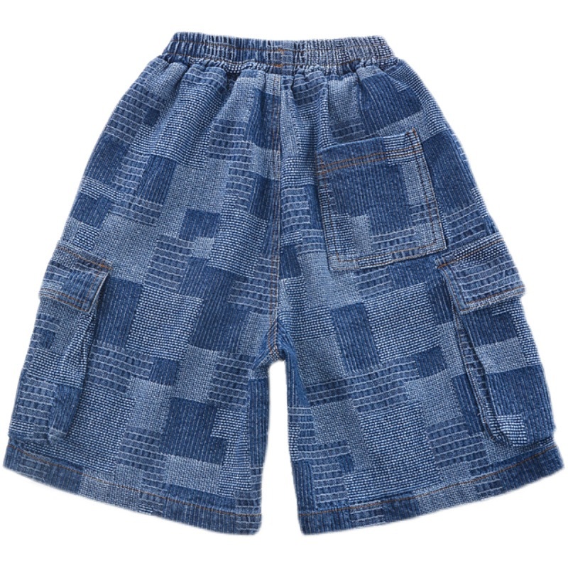 Quần Jeans Lửng Thời Trang Dành Cho Bé Trai