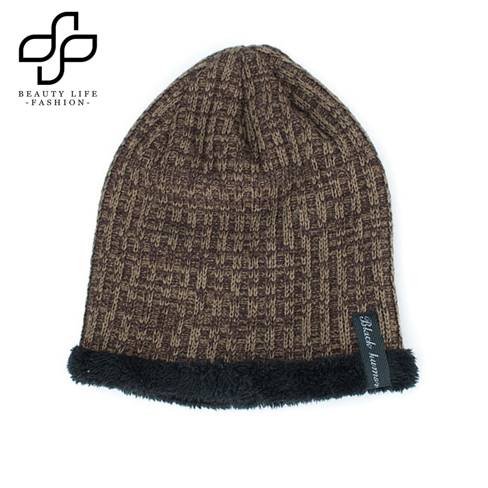 Mũ Len Dày Dặn Giữ Ấm Mùa Đông Phong Cách Hip Hop Thời Trang Cho Nam