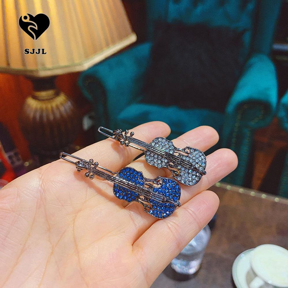 Kẹp Tóc Hình Cây Đàn Violin Thời Trang Hàn Quốc Dành Cho Bạn Nữ