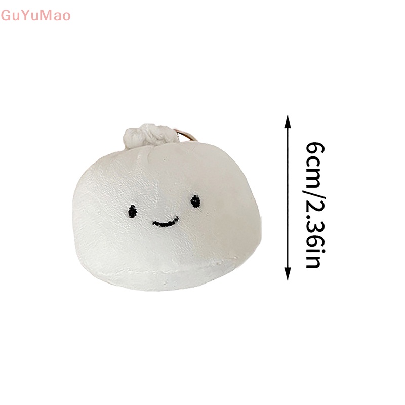 Móc Khóa Hình Búp Bê Nhồi Bông Màu Trắng Dễ Thương