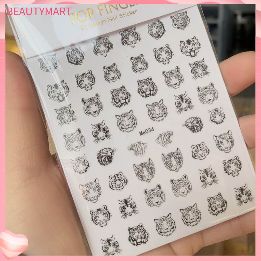 Miếng Dán Trang Trí Móng Tay Siêu Mỏng Họa Tiết Hoạt Hình Màu Nước
