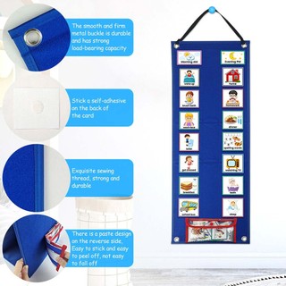 Visual Schedule for Home Day Night Autism Routine Chart Cards Visual Wall Planner Chore Chart for Daily Kids Toddler
