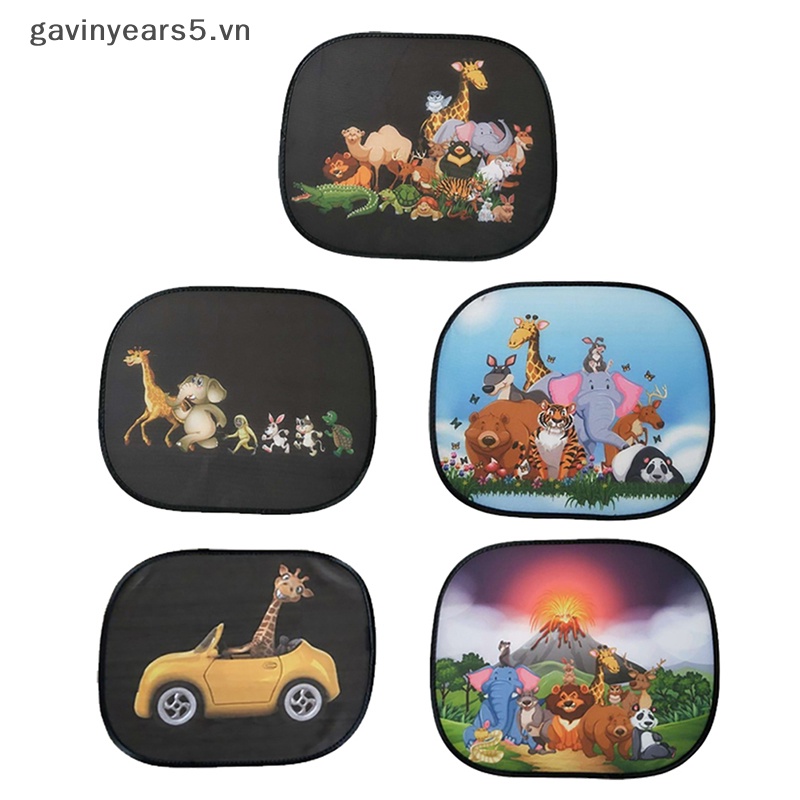 Tấm Che Nắng Cửa Sổ Xe Hơi Họa Tiết Động Vật Độc Đáo