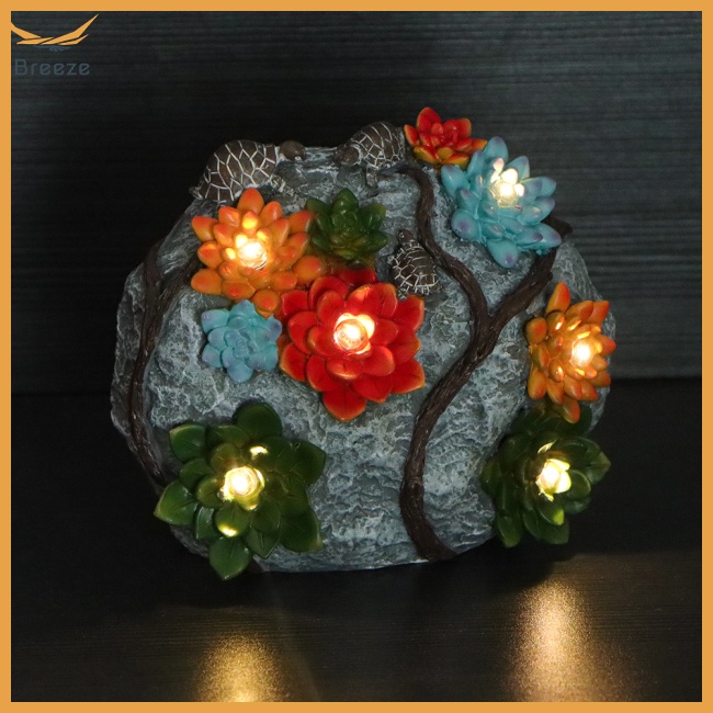 Đèn Led 6 Bóng Sử Dụng Năng Lượng Mặt Trời Chống Thấm Nước Trang Trí Sân Vườn Ngoài Trời