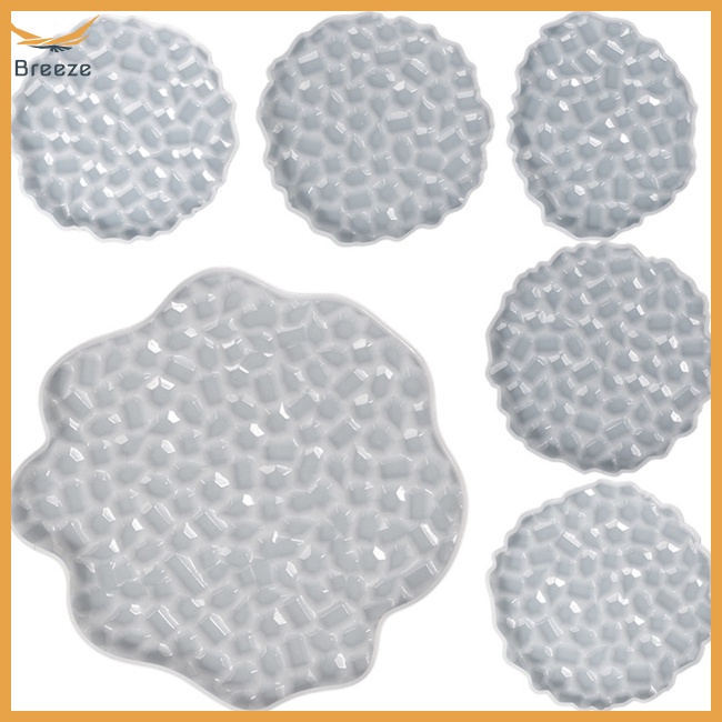 Khuôn Silicone Làm Đế Lót Ly Bằng Resin Cách Nhiệt Tái Sử Dụng Được Diy