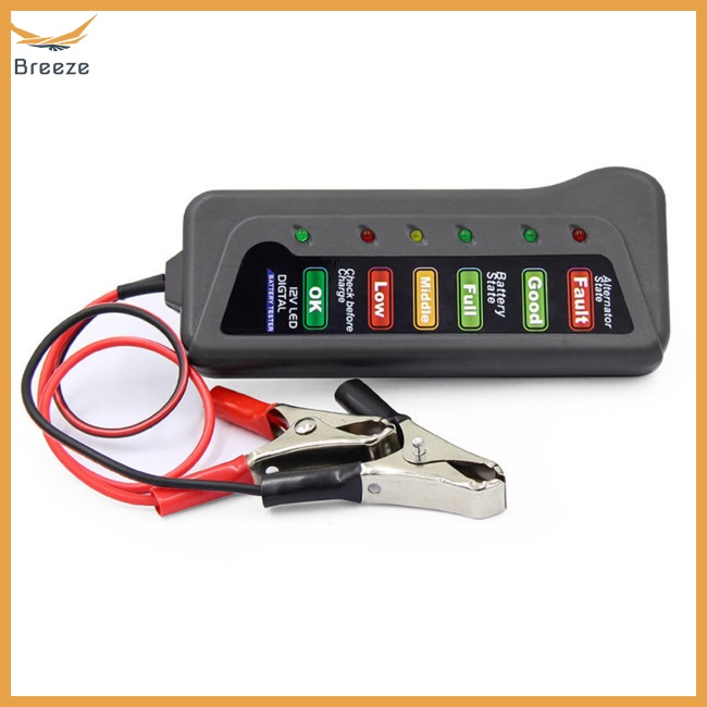 Thiết Bị Kiểm Tra Pin Xe Hơi 6 Bóng Led 12V 15a 250mm