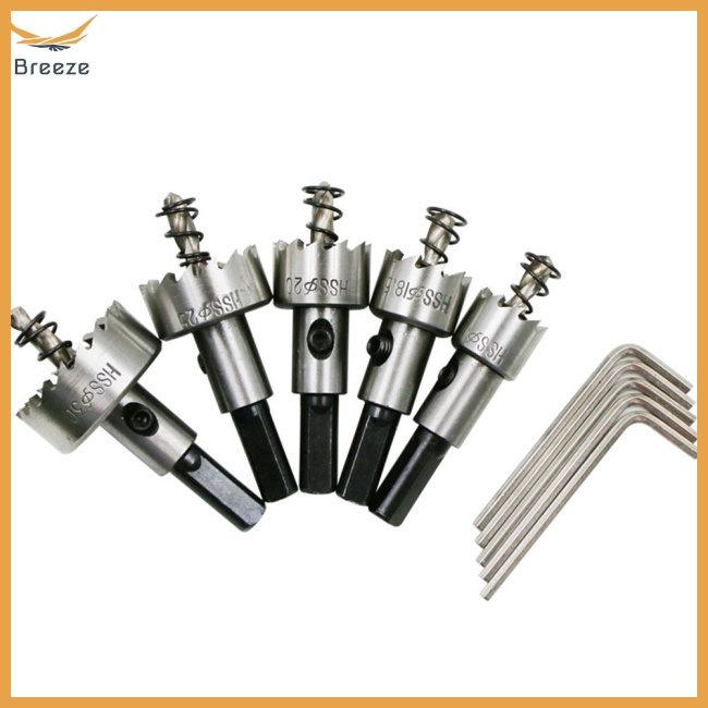 5 Mũi Khoan Lỗ 16-30mm Tốc Độ Cao Bằng Thép Không Gỉ
