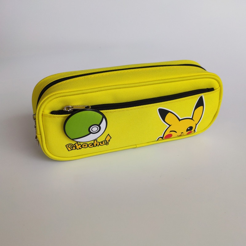 Túi Đựng Bút In Hình Pikachu Hoạt Hình Dễ Thương Cho Học Sinh