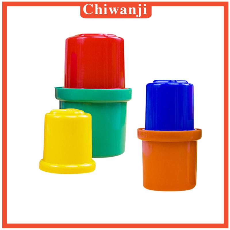 Bộ Đồ Chơi Cốc Xếp Chồng Lên Nhau 5 Tầng Nhiều Màu Sắc Giáo Dục Cho Bé