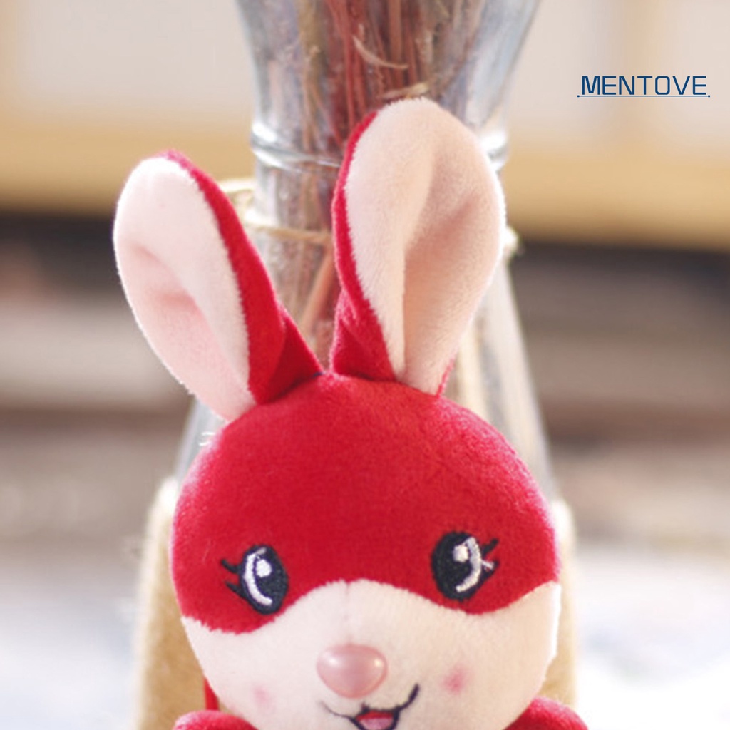 Móc Khóa Hình Thỏ Nhồi Bông 3D Dễ Thương Bằng PP Cotton 2023