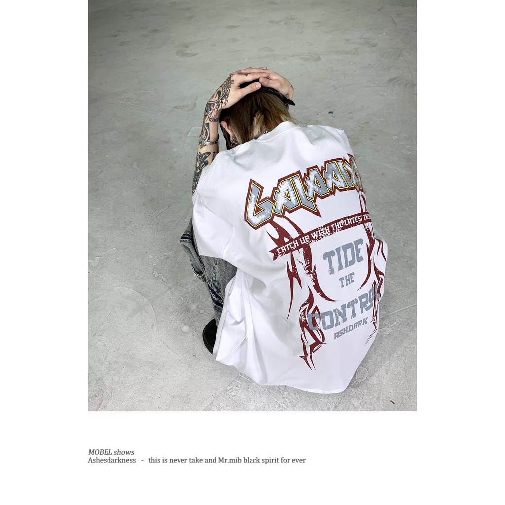 Áo Thun Tay Ngắn Cổ Tròn Dáng Rộng In Chữ Thời Trang Mùa Hè Dành Cho Cặp Đôi