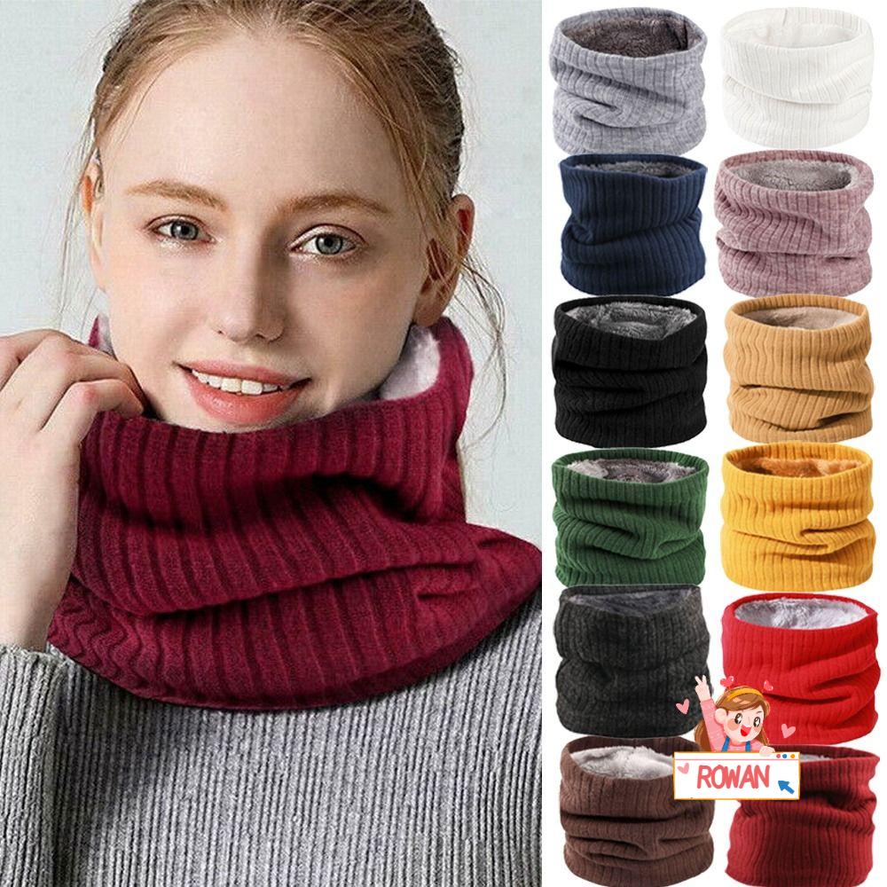 Khăn Choàng Cổ Dệt Kim Hai Lớp Mềm Mại Dày Dặn Thời Trang Mùa Đông Cho Nam Và Nữ