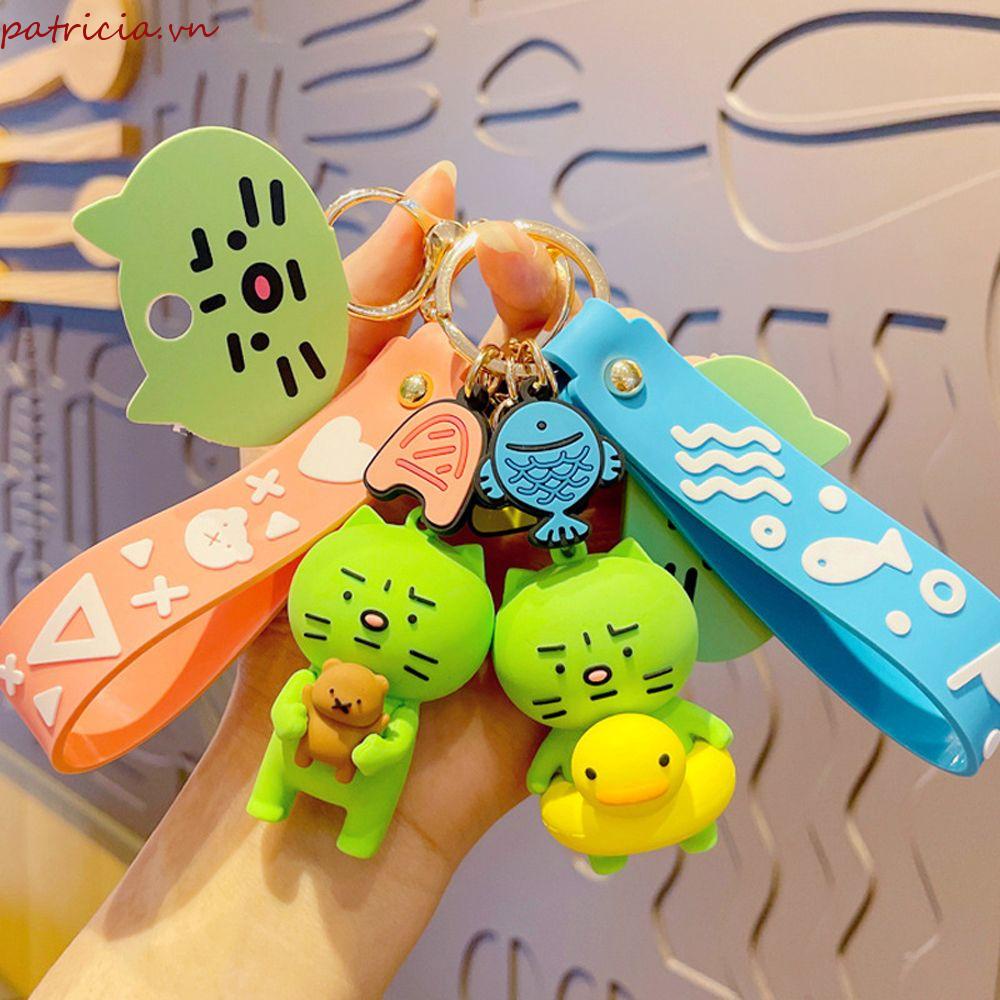 Móc Khóa Hình Mèo Nhồi Bông Dễ Thương