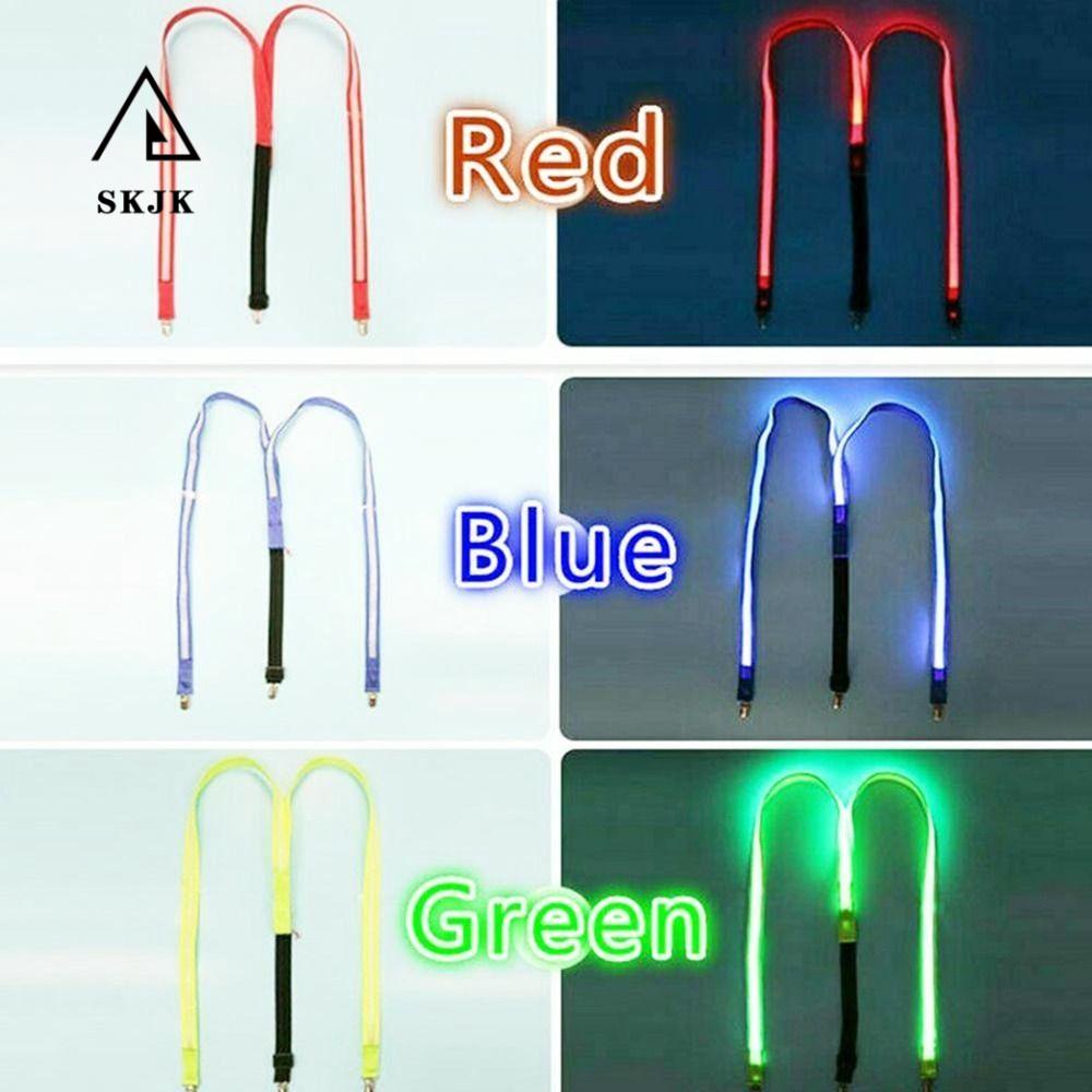 Bộ Dây Kẹp Cà Vạt + Đèn LED Co Giãn Độc Đáo Thời Trang Cho Nam Và Nữ