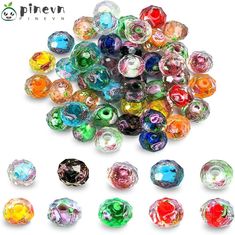 Set 60 Hạt Thủy Tinh Tròn 2mm 10mm Làm Đồ Thủ Công DIY|Cát Vệ Sinh Chuyên Dụng Chất Lượng Cao