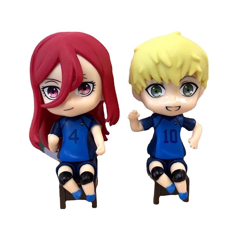 Bộ 6 Mô Hình Nhân Vật Isagi Yoichi Meguru Rensuke 10cm